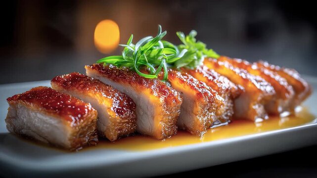 Tang Dynasty Cuisine: The tempting honey-glazed char siu whets the appetite