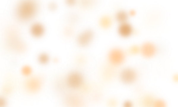 Orange Bokeh Overlay with Transparency for Digital Art and Graphic Design Projects