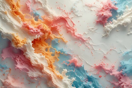 Stunning vibrant abstract art with flowing pastel colors creating a dynamic modern texture, perfect for backgrounds and creative projects with dreamy aesthetic
