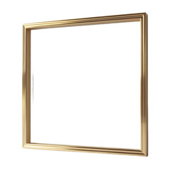 A square gold frame
