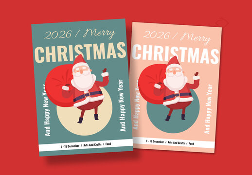 Christmas Poster Template Layout