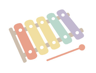A colorful xylophone