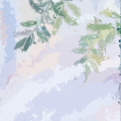 Various oil paintings, flowers, roses, peonies, chrysanthemums, landscapes, morning glories, birds, misty clouds, fairyland, fish