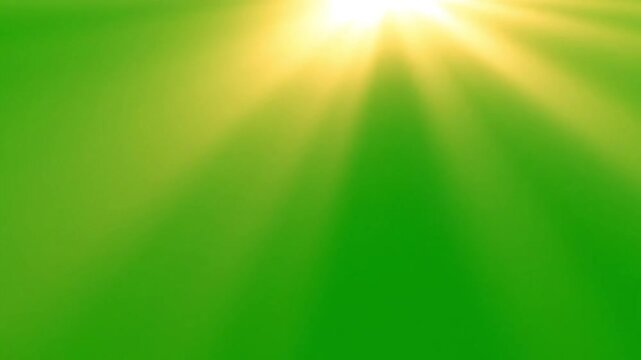 Bright sun rays shining through lush green background, symbolizing hope and new beginnings.