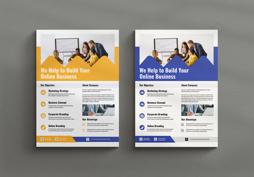 Business Flyer Template Layout