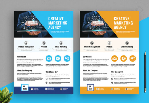 Corporate Business Flyer Template Layout