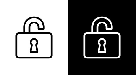 Unlock With Icon Set Design