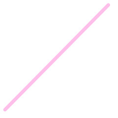 pink drinking straw
