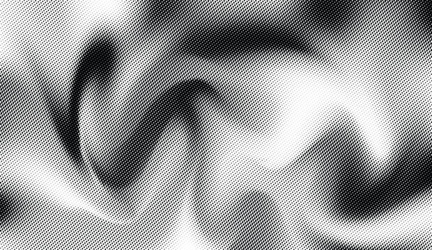 Retro poster with a dot gradient background grunge texture