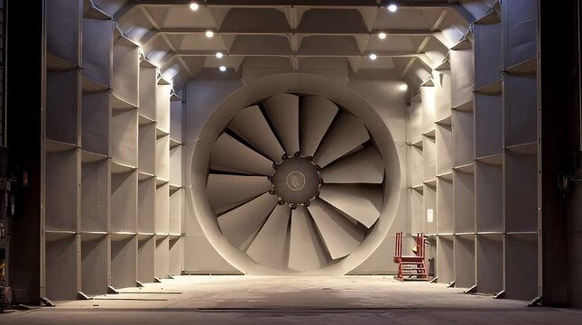 Wind Tunnel Test Chamber  High-Speed Aerodynamic Analysis