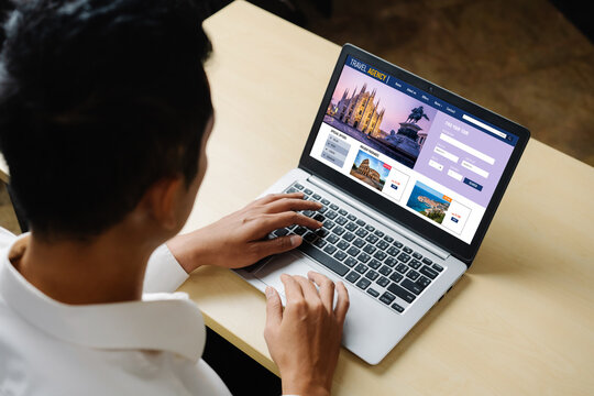 Online travel agency website for modish search and travel planning offers deal and package for flight , hotel and tour booking - Powered by Adobe