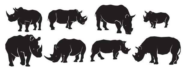 rhino silhouette collection © Etega