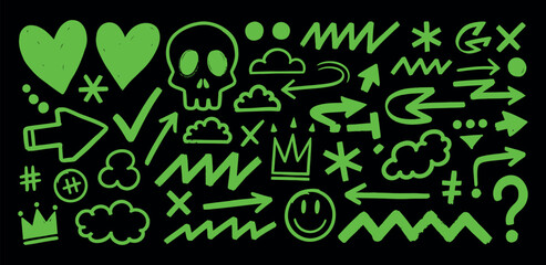 Obraz premium Abstract geometric shapes with bold color accents