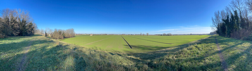 Cultivated land, San Agostino, Ferrara, Italy © Leonardo