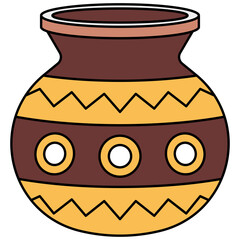 Puja Pot vector