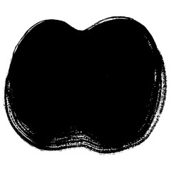 Hand drawn ink brush strokes for grunge design backgrounds