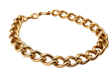 Obraz premium Luxurious gold chain necklace display jewelry store product showcase urban environment close-up view fashion accessory