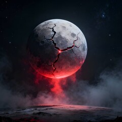 Crimson Fracture of the Dying Moon