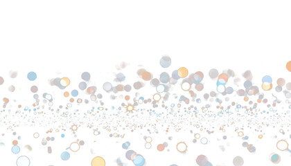 Celebration golden bokeh effect transparent for design