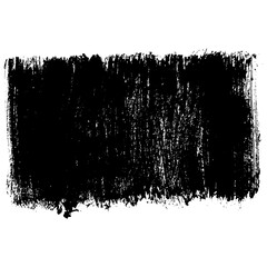 Hand drawn and black brush strokes for grunge designs