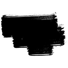 Hand drawn black ink brush strokes for creative designs and backgrounds