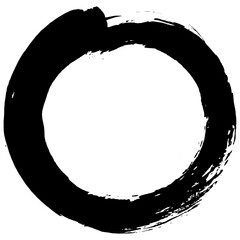 Hand drawn ink brush strokes for grunge designs