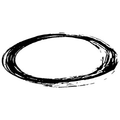 Hand drawn ink brush strokes for grunge designs