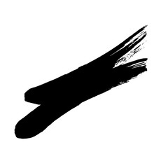 Hand drawn black brush strokes for texture black backgrounds