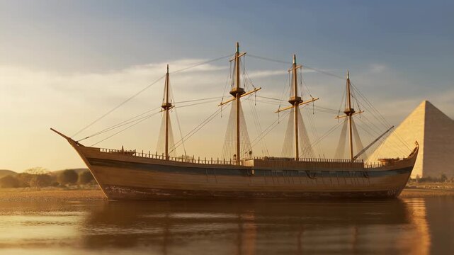 Ancient Khufu Solar Ship (Egypt, c. 2500 BCE)