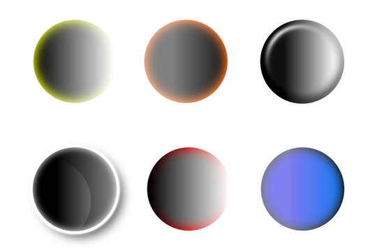 Gradient Abstract Circle Elements Vector