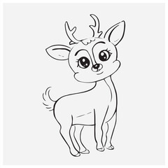 deer with a big nose