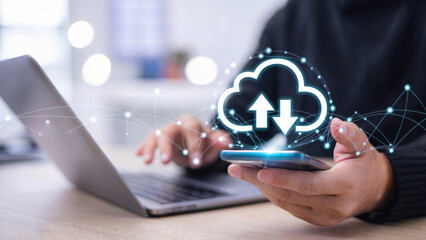 Seamless cloud data transfer on mobile for enhanced productivity and collaboration, unlock the power of connectivity for your business with ease