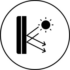 Specular reflection Icon