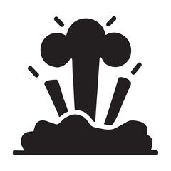 Explosion icon or logo isolated sign symbol vector illustration - high quality black style vector icons