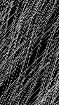 abstract scribble animation on black background.