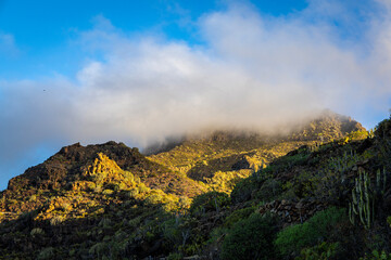 Mount Roque del Conde. View of the volcano. Tenerife, Canary Islands.