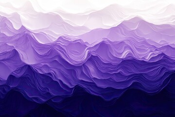Purple, layered abstract mountains, light to dark gradient