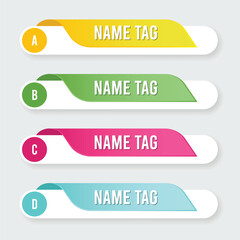 collection of ID card infographics