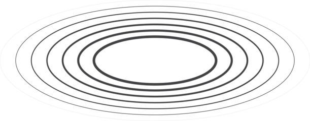 Oval halftone line with blending. Technology design element
