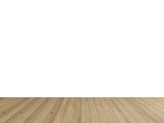 Medium Oak Wood Floor PNG Interior – Clean Minimalist Room Scene with Removed Wall for Modern Design & Mockups