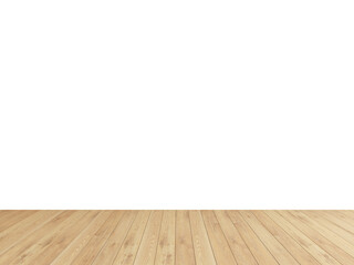 Soft Natural Beige Wood Floor PNG – Minimal Interior with Removed Wall for Modern Scandinavian Mockup Design