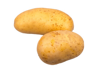 potatoes isolated on white or transparent background