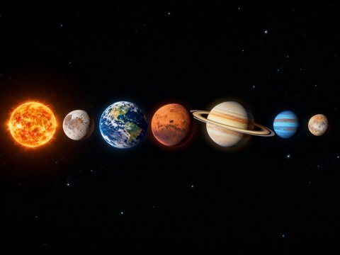 solar system and planets