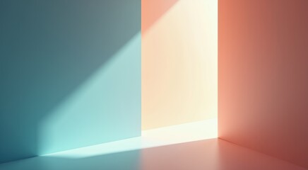 Obraz premium Light coming in from a window in a room