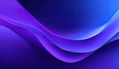 Abstract Purple/blue wavy layers cascade with a digital effect