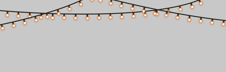 Romantic Warm Wedding String Lights — Flickering Garland Above Dinner Table & Cozy Ceiling Light Chains