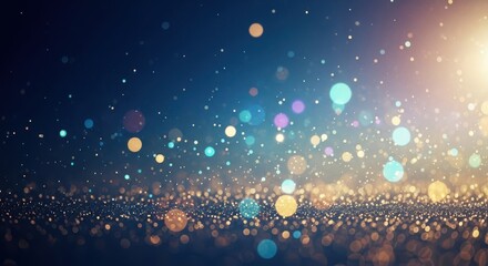 abstract christmas background with snowflakes