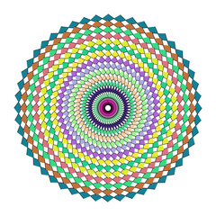 Smoke spiral mandala pattern isolated on, a hypnotic kaleidoscope