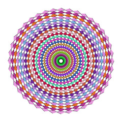 Smoke intricate mandala pattern isolated on, a mesmerizing circular design