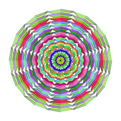 Smoke vibrant kaleidoscopic pattern isolated on for creative designs